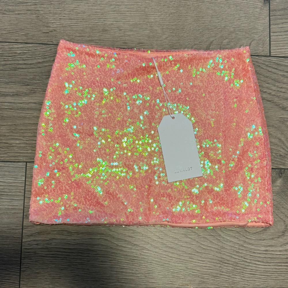 NWT Hello Molly Night Sky Sequin Mini Skirt
